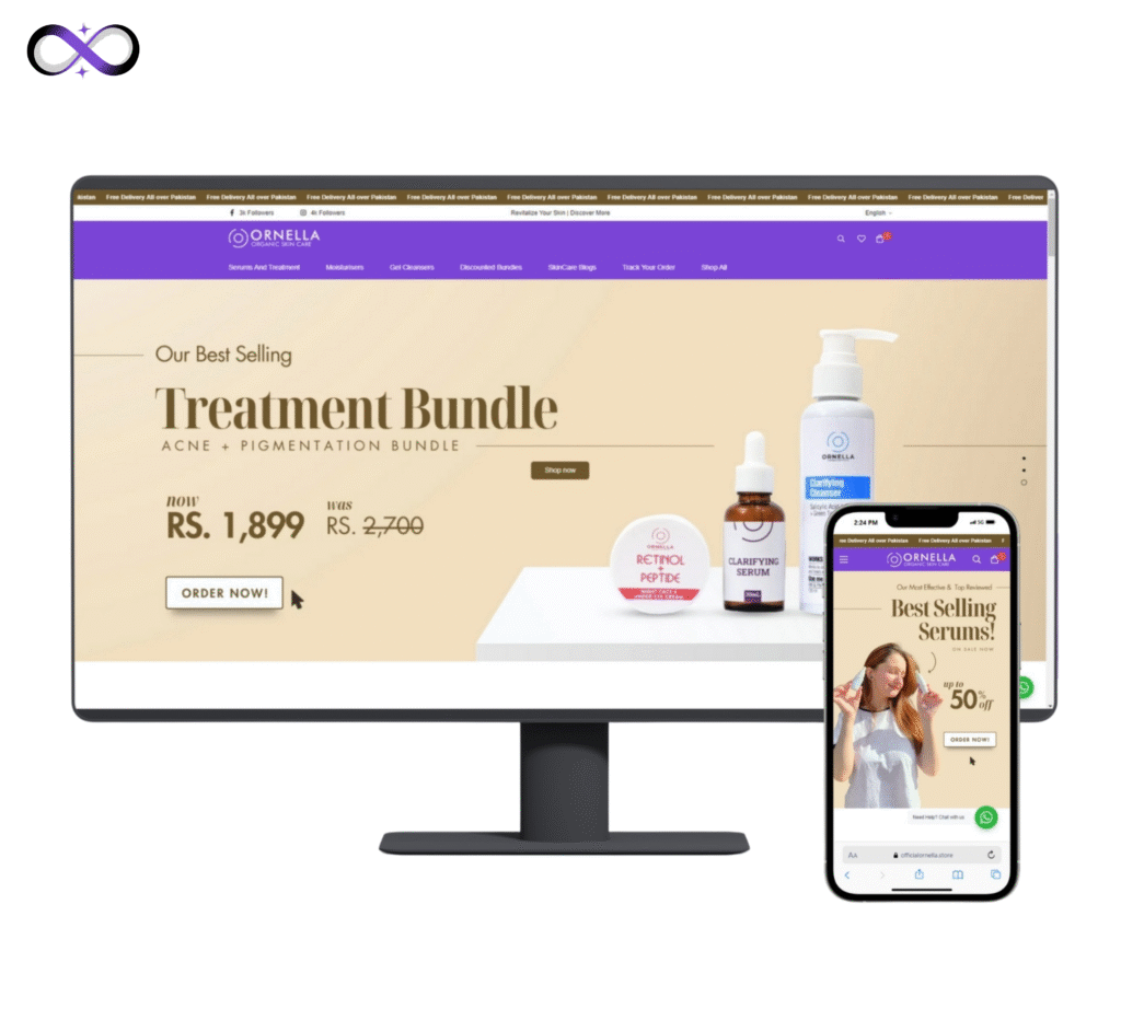 Ornella – Skincare E-commerce Store