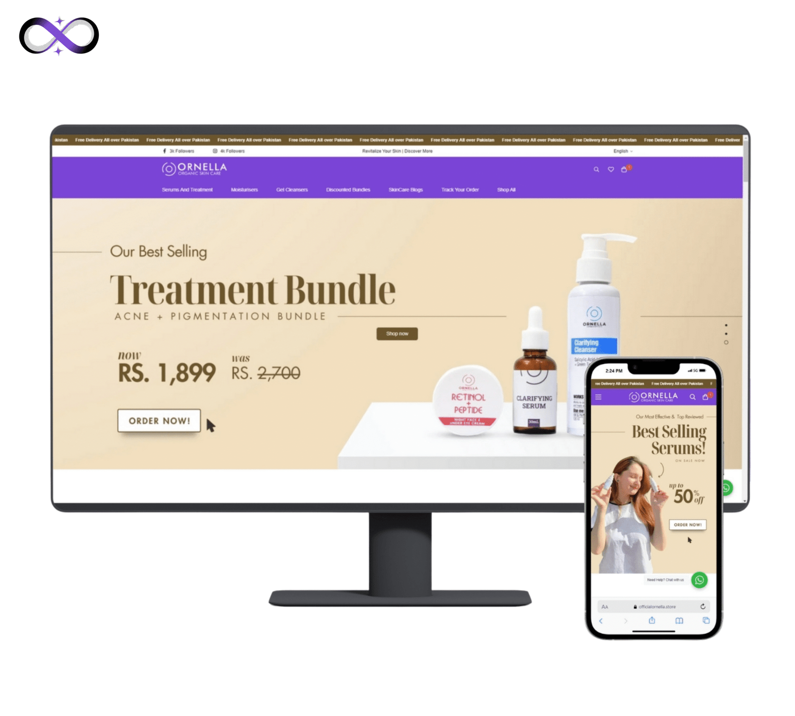Ornella – Skincare E-commerce Store
